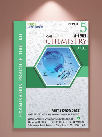 Cambridge A-Level Chemistry (9701) P-5 Past Papers Part-1 (2020-2024)