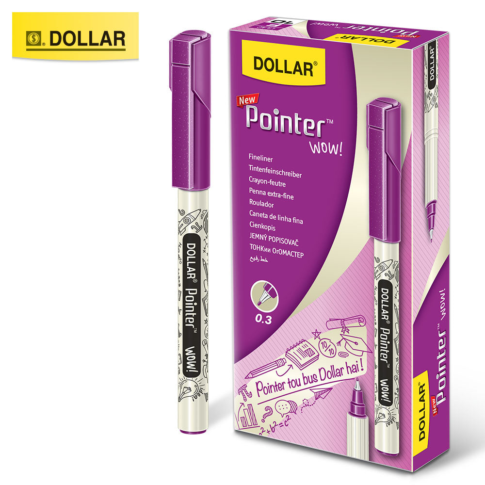 Dollar Pointer Plus 0.3mm (Box of 10 Pens)